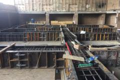 Concrete works. Site: “Construction of a monolithic bowl of a swimming pool basin”. Customer FIT HAUS.