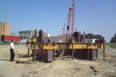 Soil test with tangential piles ⌀ 520mm. Site: Residential complex "Perlyna" Lermontova Street, Zaporizhia. Customer: TOV (limited liability company) Adamant.