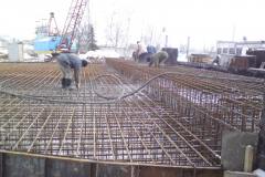 Reinforcement work for the foundations of grain silos with a capacity of 10.322 thousand. m3. Site: Reconstruction of the plant for the processing of oilseeds. Address: 22 Matrosova lane, in the town of Volnyanske, Zaporizhia region. Customer: TOV (limited liability company) Agroproinvest 08.