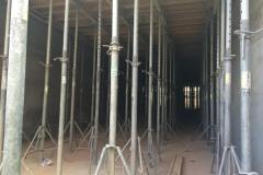 Monolithic overlap. Formwork work. Site: Construction of the main ventilation unit of the “Ekspluatatsiina” mine. Dniprorudne. Zaporizhia region Customer: Zaporizhia Iron Ore Plant.