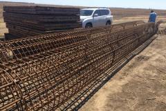 Manufacturing reinforcement frames. Site: Primorskaya wind power station, 1 stage. Customer: DTEK.