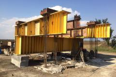 Test bench for a load of 1000 tons. Site: A 500 MW wind power station in the Priazovsk and Melitopol region, stage 1. Client: TOV (limited liability company) EuroCape Ukraine I.