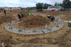 Construction of a grain elevator at the following address: Sudova Vyshnia, on the territory of the Sudova Vyshnia City Council, Yavoriv District, Lviv Region. Installation of a pile foundation using Ø420 mm bored injection piles, including pile load testing.