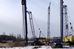 Нове будівництво громадсько-торговельного комплексу за адресою: м. Дніпро, Запорізьке шосе,  у районі буд. № 53.  Замовник:  ТОВ «АБМК»